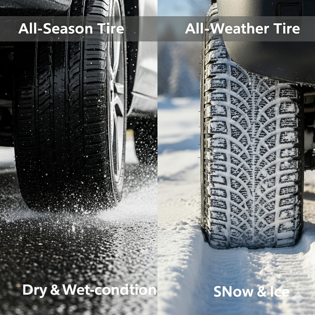 All-Season vs. All-Weather Tires: What Albertans Need to Know